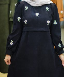 مانتو عبایی مدل بابونه